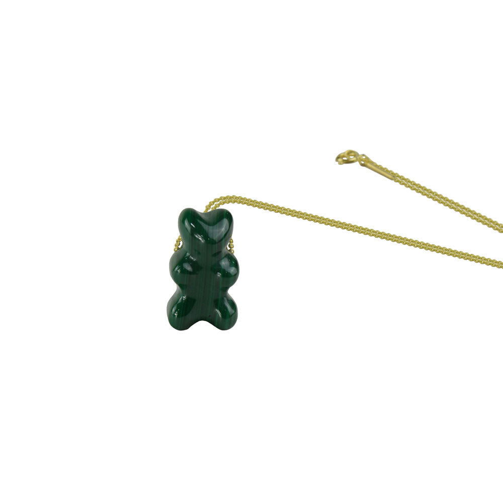 Gummy Bear Malachite Necklace