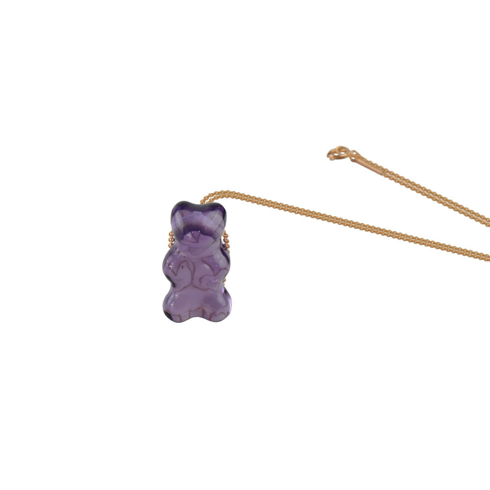 Gummy Bear Amethyst Necklace