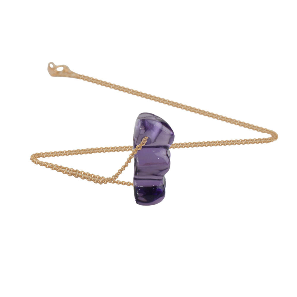 Gummy Bear Amethyst Necklace