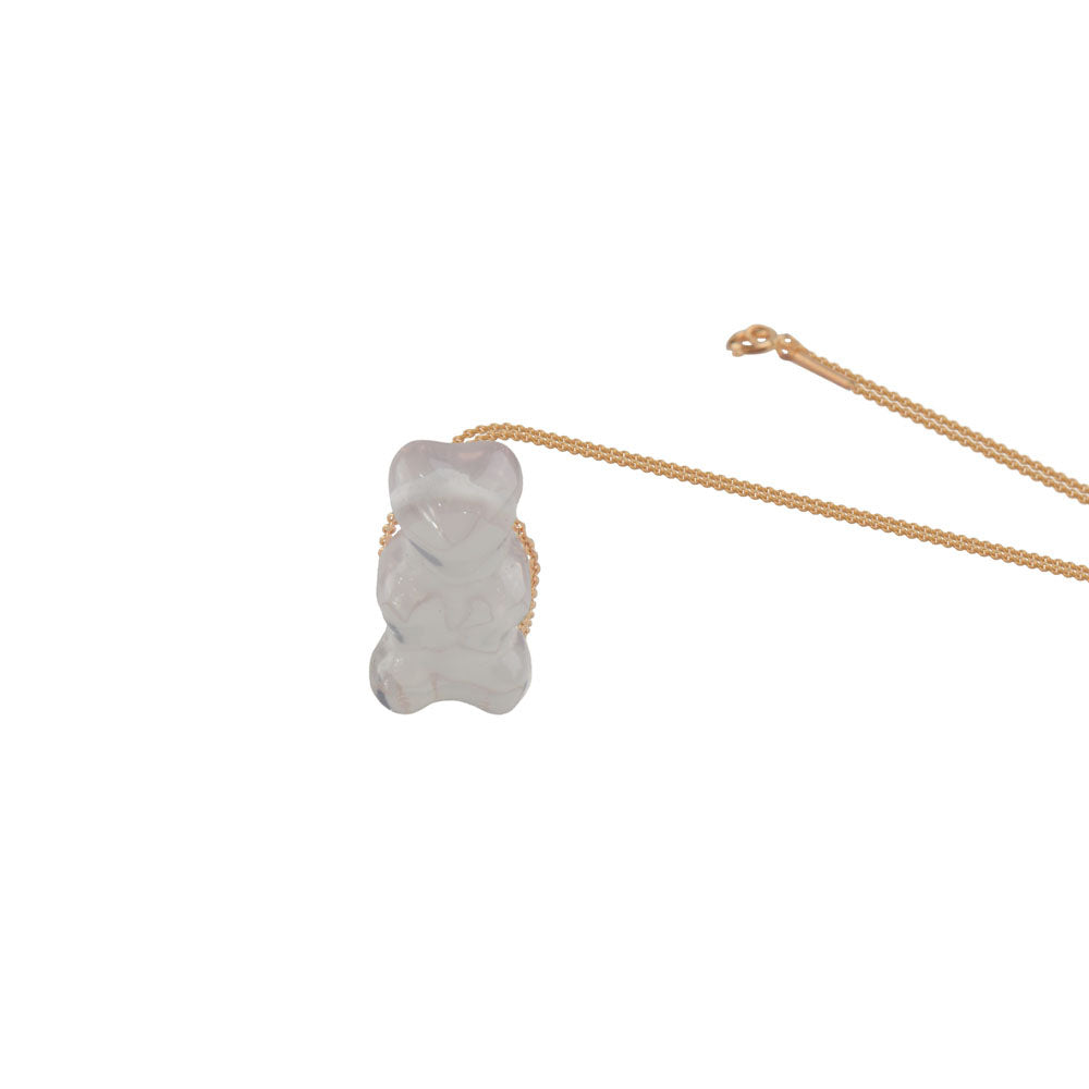 Gummy Bear Rose Quartz Necklace