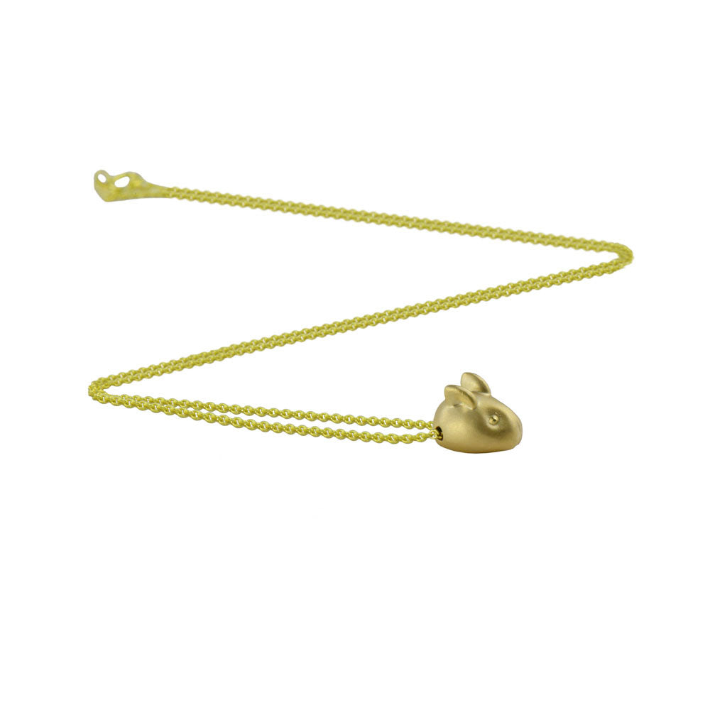 Bunny Mochi Small Gold Necklace