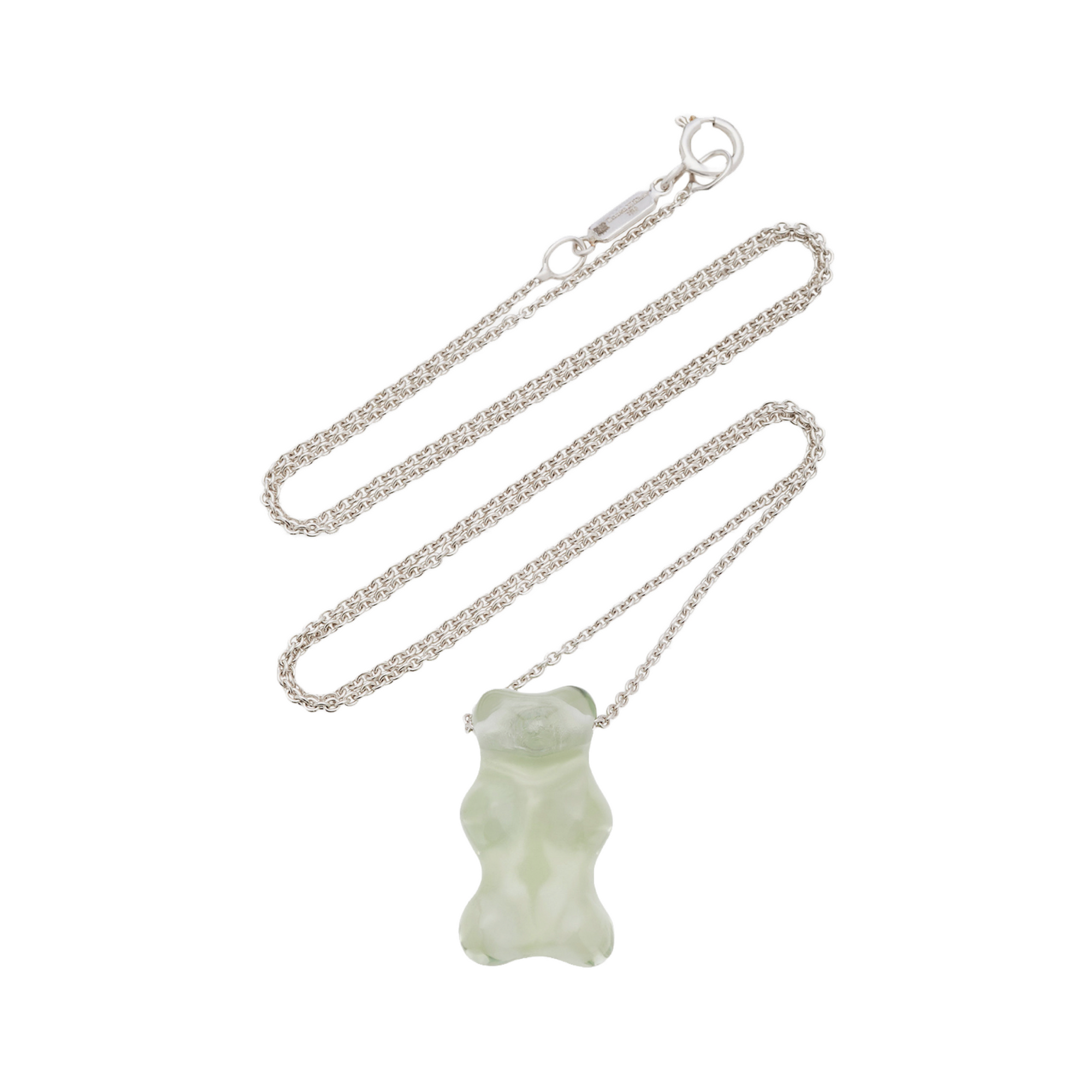 Gummy Bear Green Amethyst Necklace