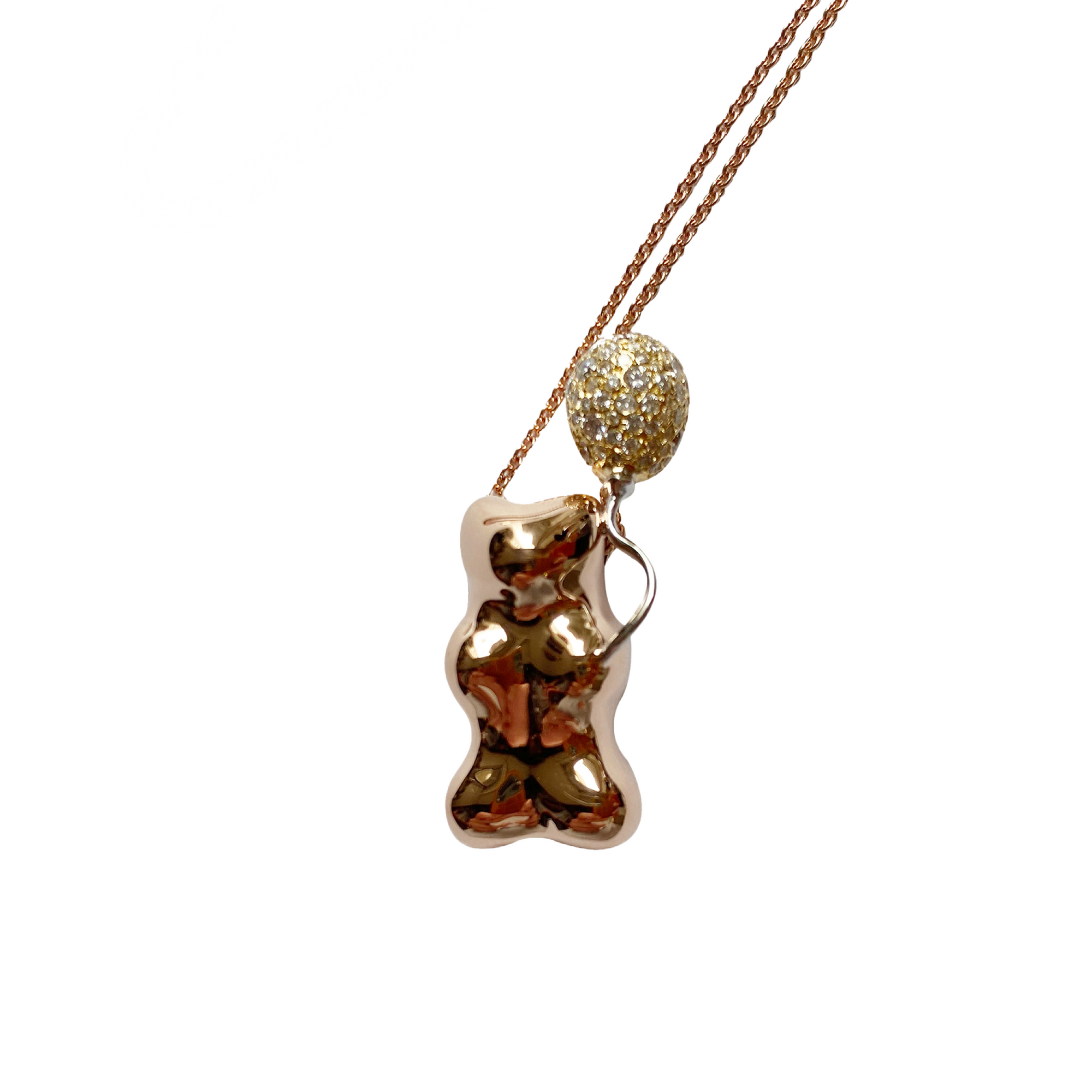 Gummy Bear with Balloon Necklace