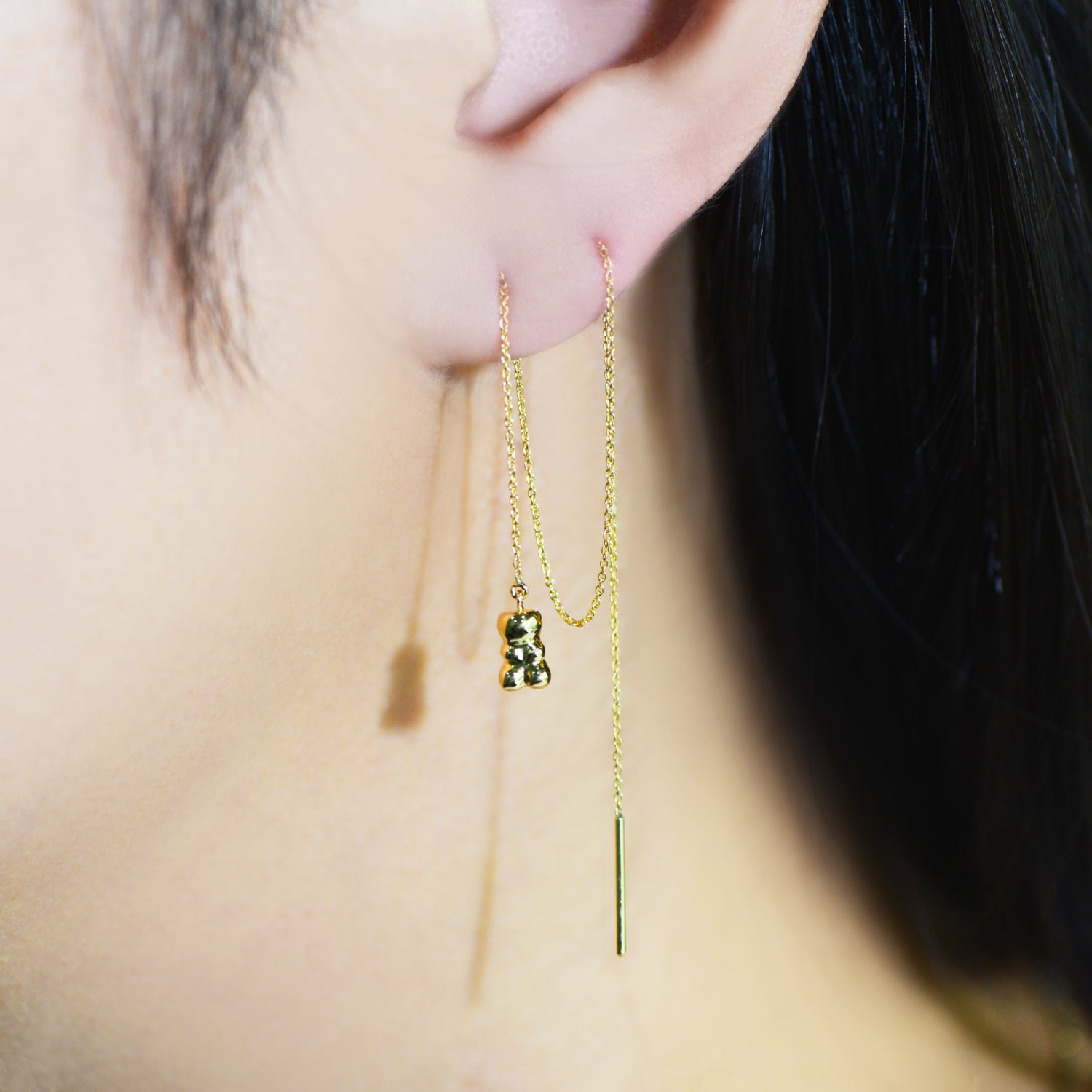 Gummy Bear Chain Earrings