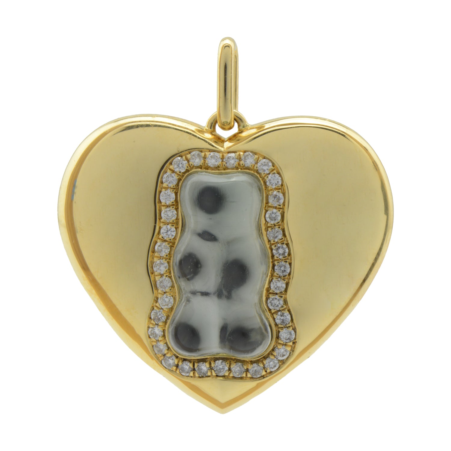 Gummy Bear Heart Shape Pendant