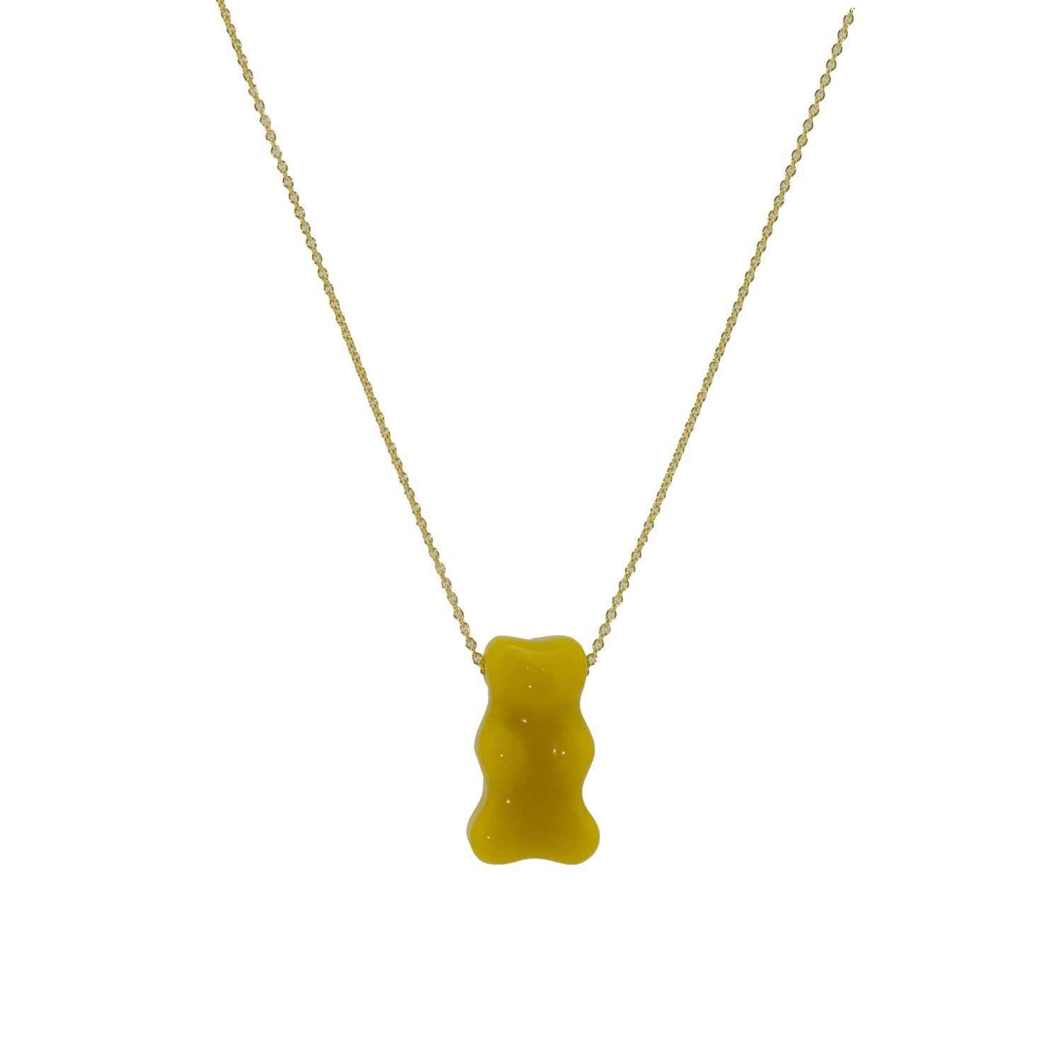 Gummy Bear Yellow Opal Necklace