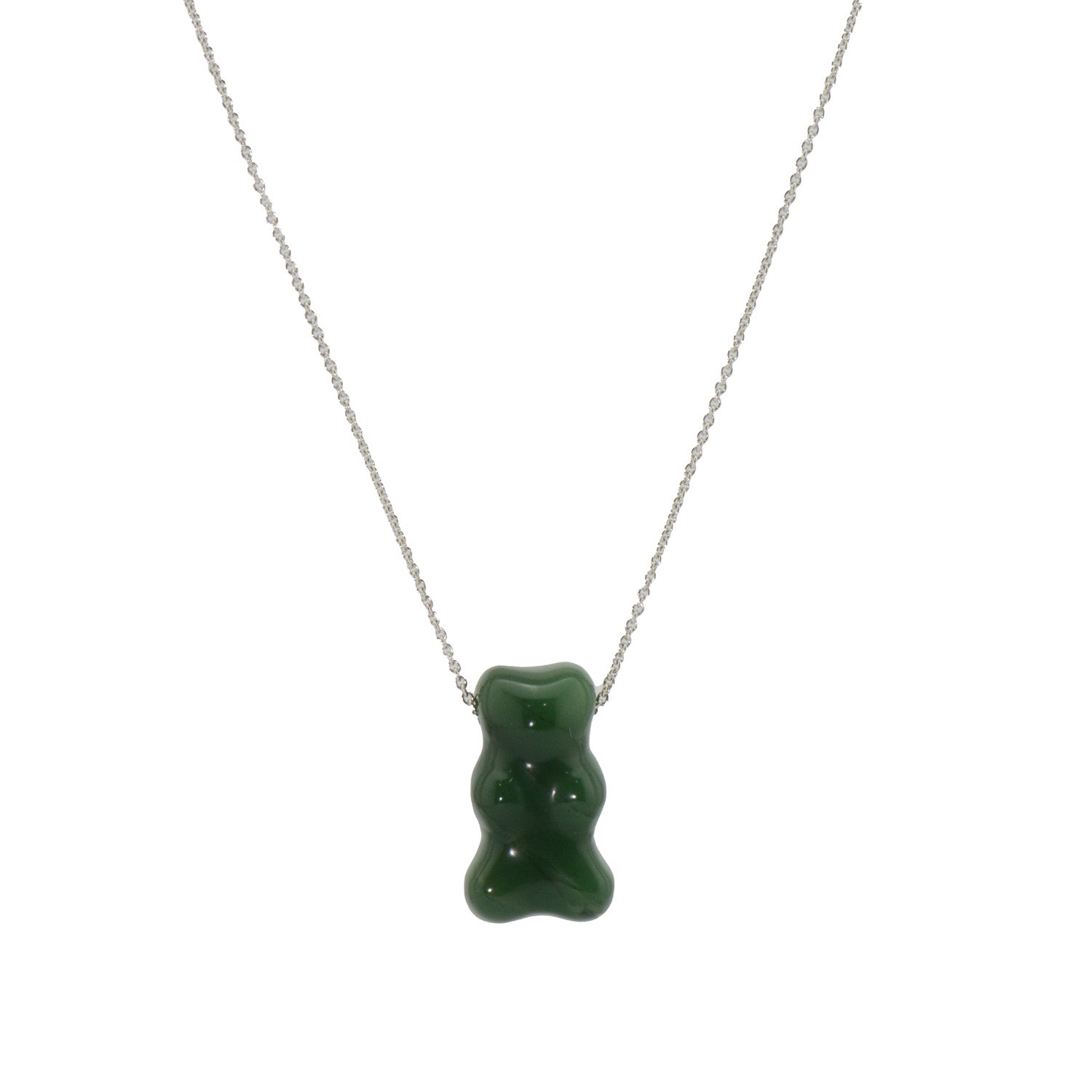 Gummy Bear Jade Necklace