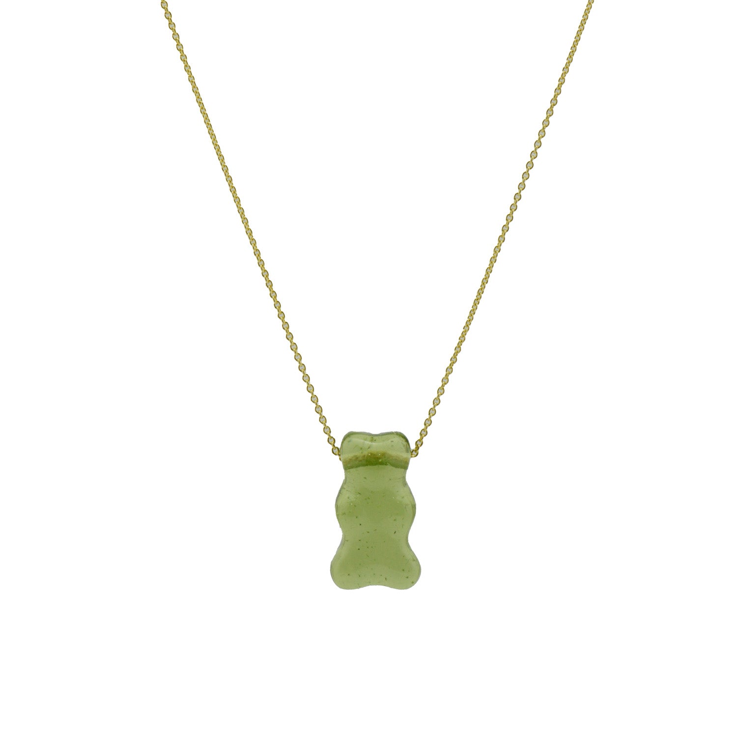 Gummy Bear Obsidian Necklace