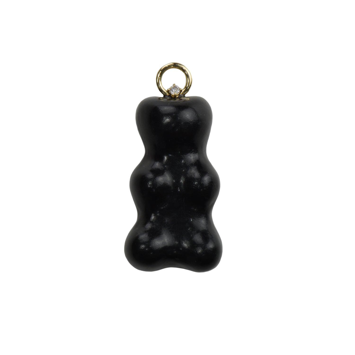 Gummy Bear African Blackwood Pendant with Cord